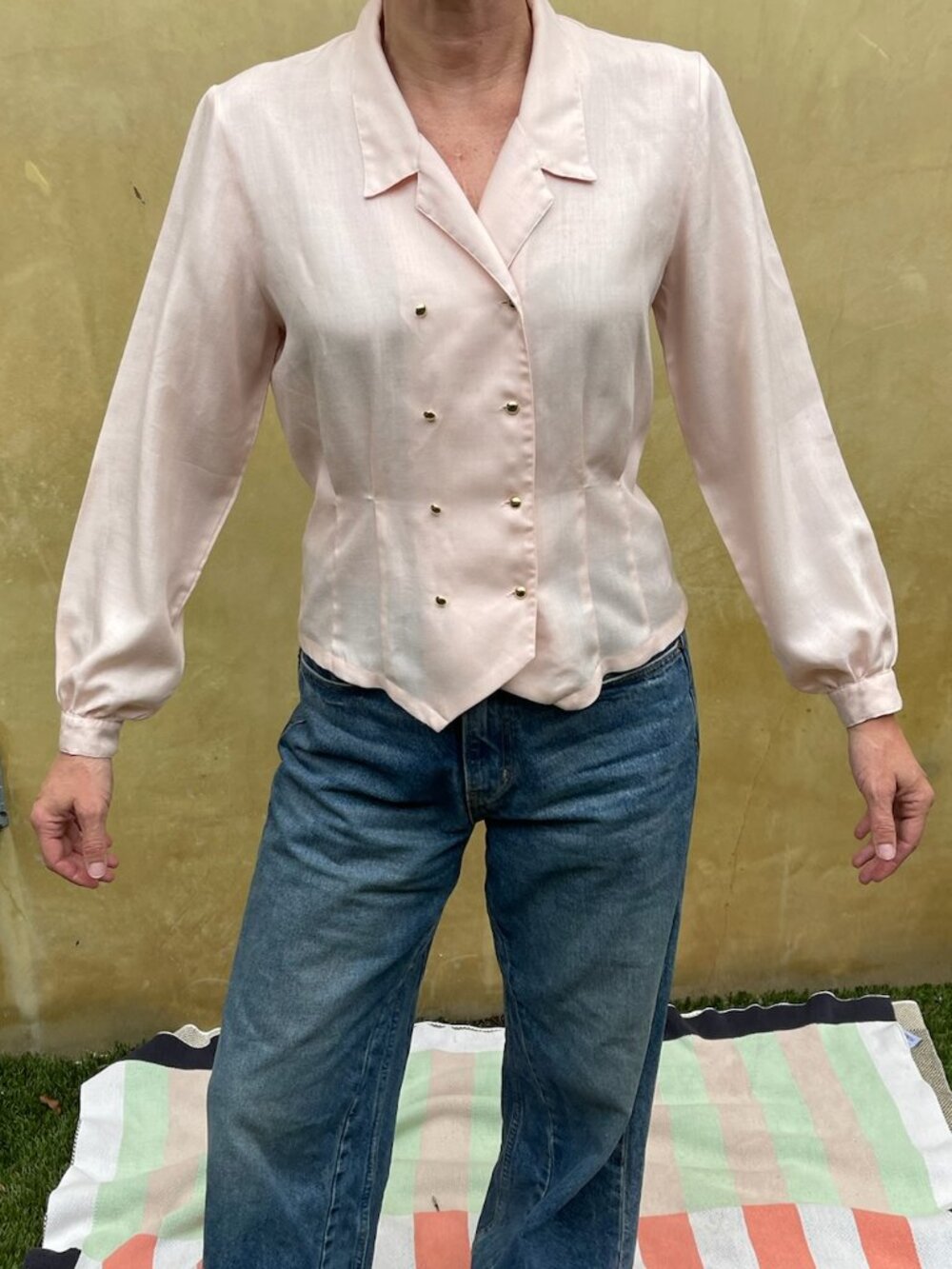 Vintage French Blouse S